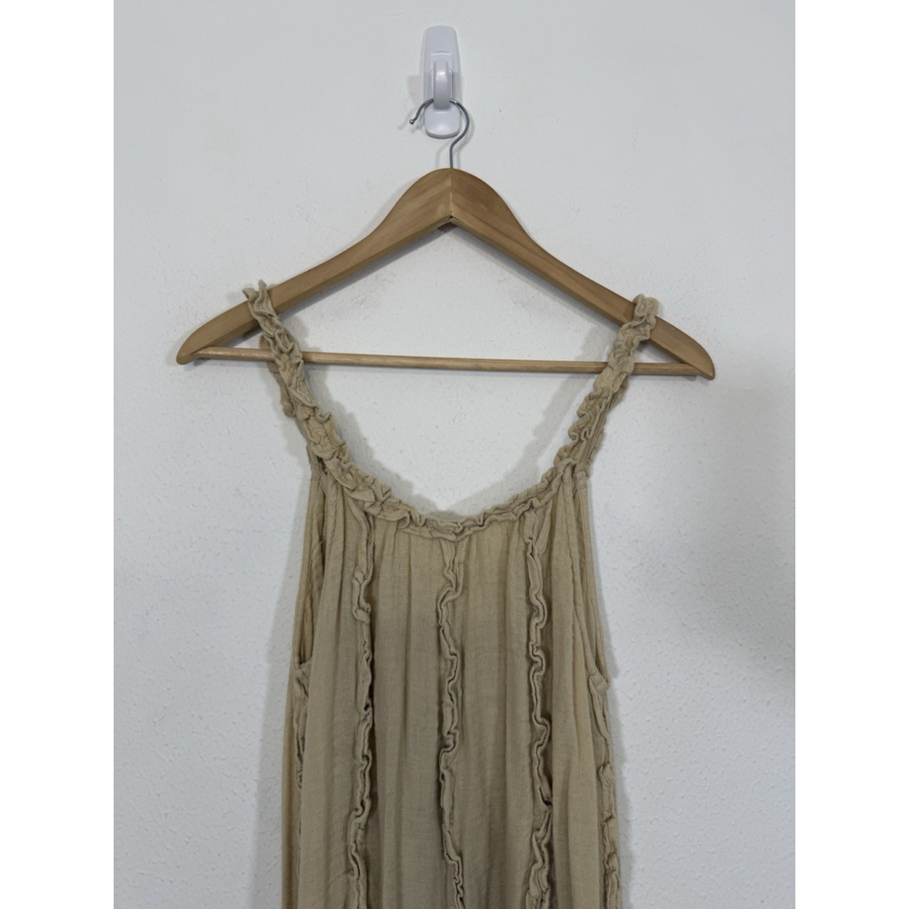 NEW Free People Mckinley Maxi Dress Small Boho Festival Beach Ruffled Gauze $108 - Picture 9 of 12